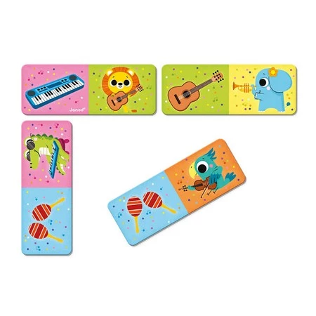 Janod Domino Instrumenty Muzyczne 3+