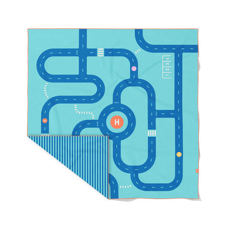 QUUT Dwustronny ręcznik plażowy PlayTowels XL (180 x 180cm) Road