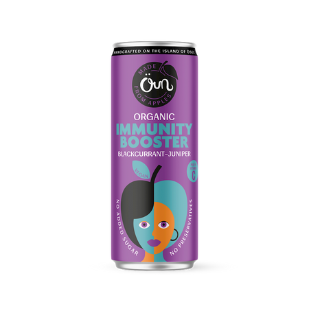 NAPÓJ NA ODPORNOŚĆ CZARNA PORZECZKA - JAŁOWIEC BEZ DODATKU CUKRÓW BIO 250 ml -  ÖUN