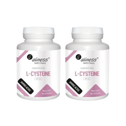 Zestaw 2x Aliness L-Cysteine 500 mg vege 100 kaps.