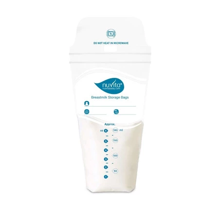 Nuvita, Woreczki do przechowywania pokarmu, 25 szt.