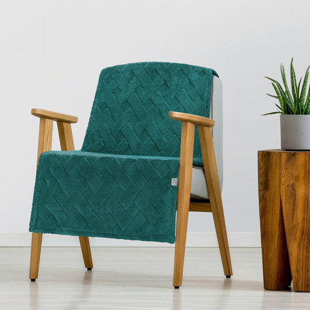 KOC D91 CARO 70 X 160 CM CIEMNOZIELONY