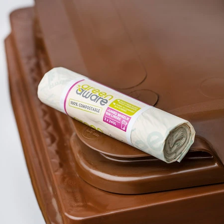 GreenAware, Kompostowalne worki na śmieci 240 L, 3 szt.