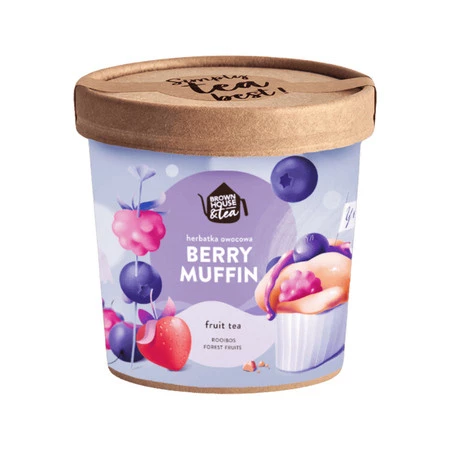 Brown House & Tea - Berry Muffin - Herbata sypana 50g