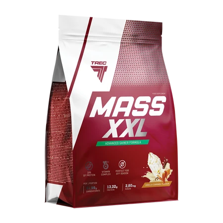 TREC odżywka białkowa MASS XXL 3000g smak Truksawkowy