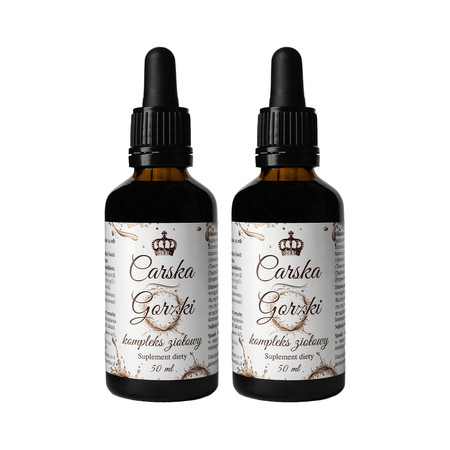 Zestaw 2x Carska Gorzki kompleks ziołowy 50 ml