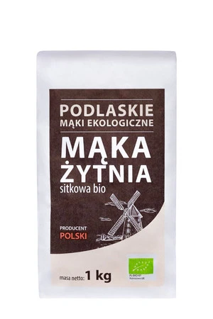 Bio Life Mąki Podlaskie Mąka żytnia sitkowa BIO 1 Kg