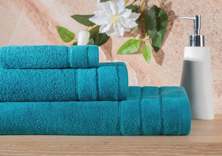 Ręcznik Damla (14), 70 x 140 cm, Turkusowy