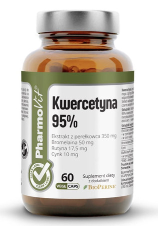 Pharmovit Kwercetyna 95% Cynk na wsparcie układu odpornościowego 60 kaps.