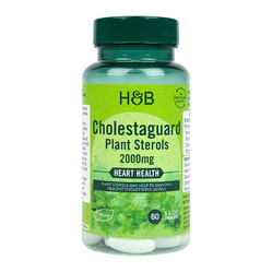 Holland & Barrett CholestaGuard Plant Sterols, 2000 mg na wsparcie w kontroli poziomu cholesterolu 60 tabl.