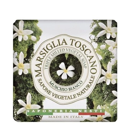 Marsiglia Toscano Muschio Bianco naturalne mydło toaletowe 200g