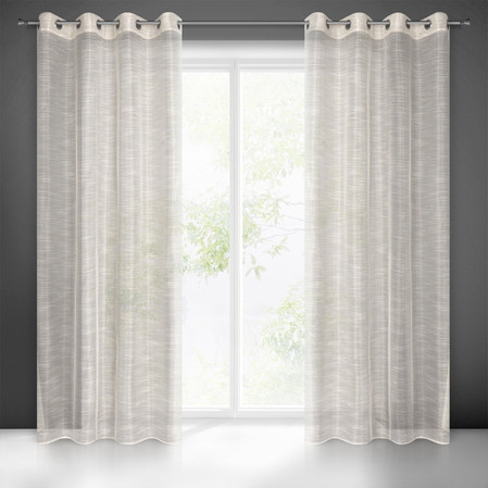 FIRANA GOTOWA RACHEL 140 X 250 CM NATURALNY