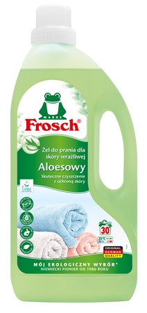  Frosch Żel do prania tkanin dla skóry wrażliwej - aloes