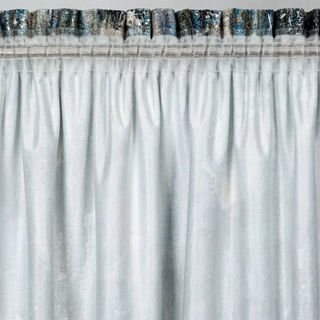 ZASŁONA GOTOWA ESTER NA TAŚMIE 140 X 250 CM TURKUSOWY