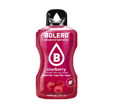 Bolero 3g Cranberry napój w proszku bez cukru