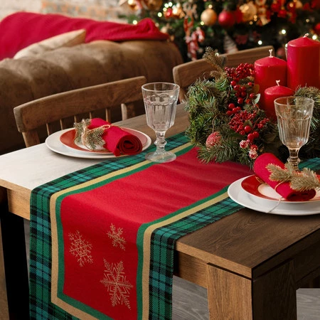 Obrus gobelinowy rozm.: 45 x 40 cm, kolor: zielony