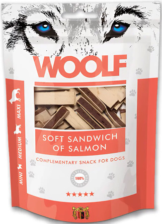WOOLF Soft Sandwich of Salmon Kanapki z Łososiem 100g