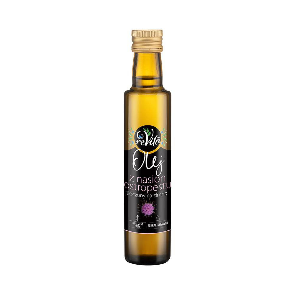Olej z ostropestu tłoczony na zimno 250 ml - Nabea.pl