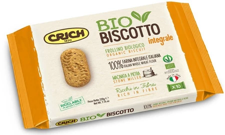 Crich Ciasteczka pszenne pełnoziarniste BIO 220 g