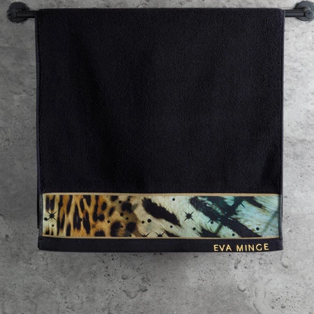 Ręcznik Eva 15 50 x 90 cm, Czarny