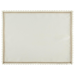 OBRUS LACE 30 X 40 CM KREMOWY