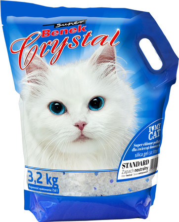 Super BENEK Crystal Naturalny Żwirek silikonowy 7,6l