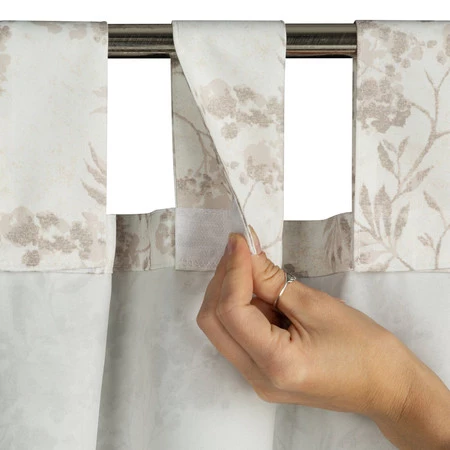 Zasłona gotowa Garden 12 na Szelkach 155 x 220 cm, Kremowy