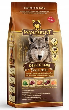 Wolfsblut Dog Deep Glade Small – jeleń i bawół 7,5 kg – bezzbożowa karma dla małych ras