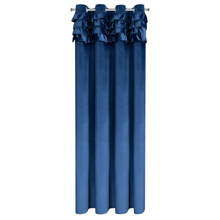 ZASŁONA GOTOWA ERIN 140 X 250 CM GRANATOWY