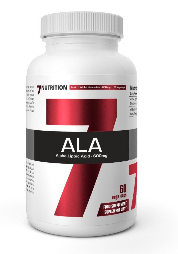 7NUTRITION ALA 600mg na wsparcie pracy serca 60 kaps. - Nabea.pl