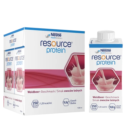RESOURCE Protein smak owoce leśne 4 x 200ml