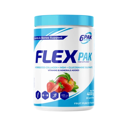 6PAK FLEX PAK 400g JAR FRUIT PUNCH