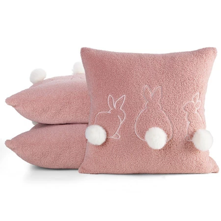 Poszewka Wiosna 53 45 x 45 cm, Pudrowy