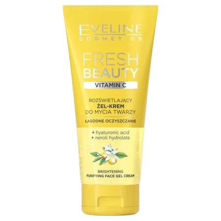 Fresh Beauty rozświetlający żel-krem do mycia twarzy z witaminą C 150ml