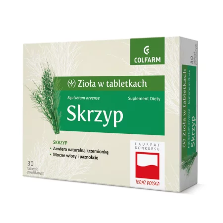 Colfarm Skrzyp na wsparcie kondycji włosów 30 tabl.