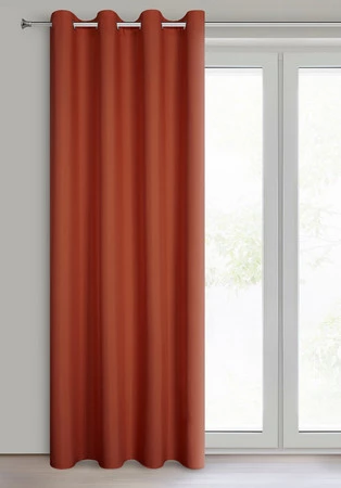 ZASŁONA GOTOWA RITA 140 X 250 CM CEGLASTY