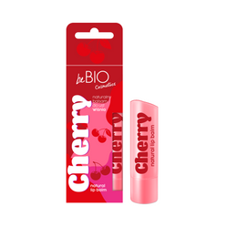 beBIO Naturalny nawilżający balsam do ust z dodatkiem oleju z wiśni 5g