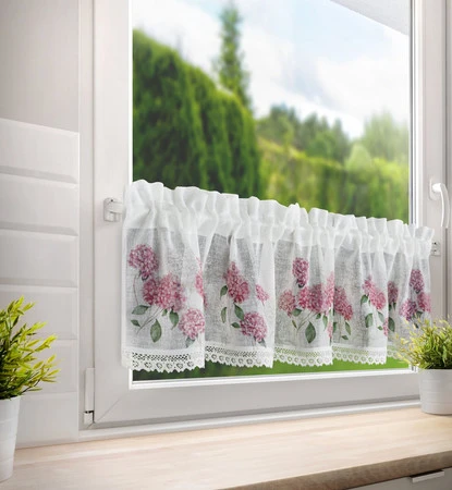 FIRANA GOTOWA MONA 150 X 30 CM BIAŁY