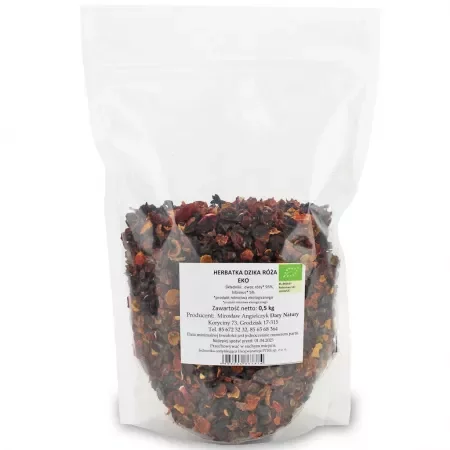 DARY NATURY HERBATKA DZIKA RÓŻA Z HIBISKUSEM BIO 500 g (HORECA)