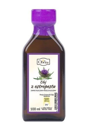 Olvita Olej Z Ostropestu Zimnotłoczony  100Ml