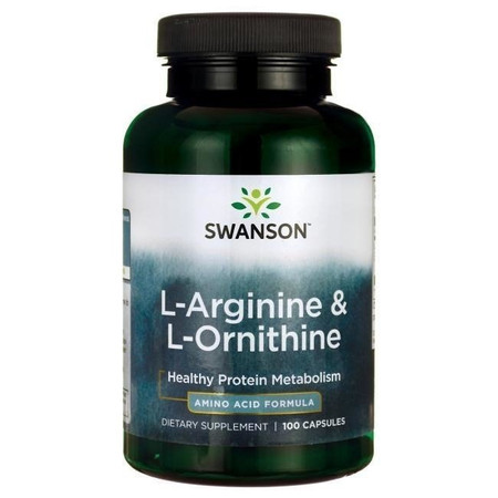 Swanson L-Arginina I L-Ornityna 100 K