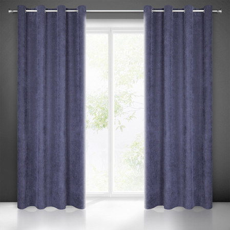 ZASŁONA GOTOWA JULIE 140 X 250 CM GRANATOWY