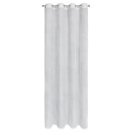 FIRANA GOTOWA CINDY 140 X 250 CM BIAŁY