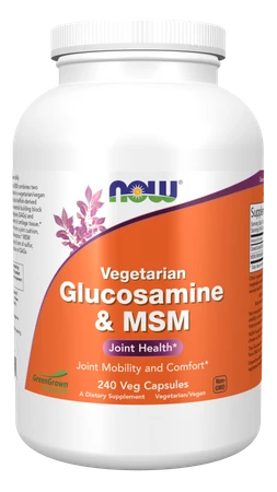 Glucosamine & MSM vegetarian - Glukozamina i MSM (240 kaps.)