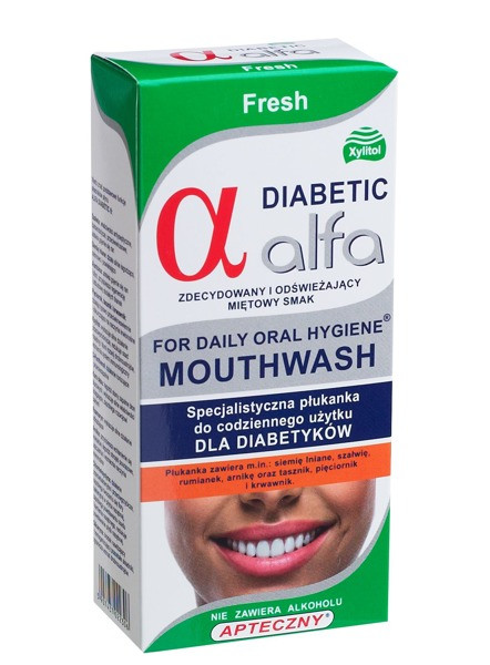 ALFA DIABETIC PŁYN FRESH 200ML - Nabea.pl