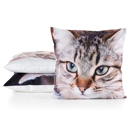 POSZEWKA ANIMAL 67 45 X 45 CM BIAŁY