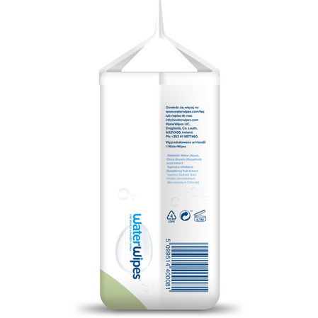 WaterWipes Soapberry BIO, Chusteczki nawilżane dla dzieci 240 szt. (4 op. po 60 szt.)