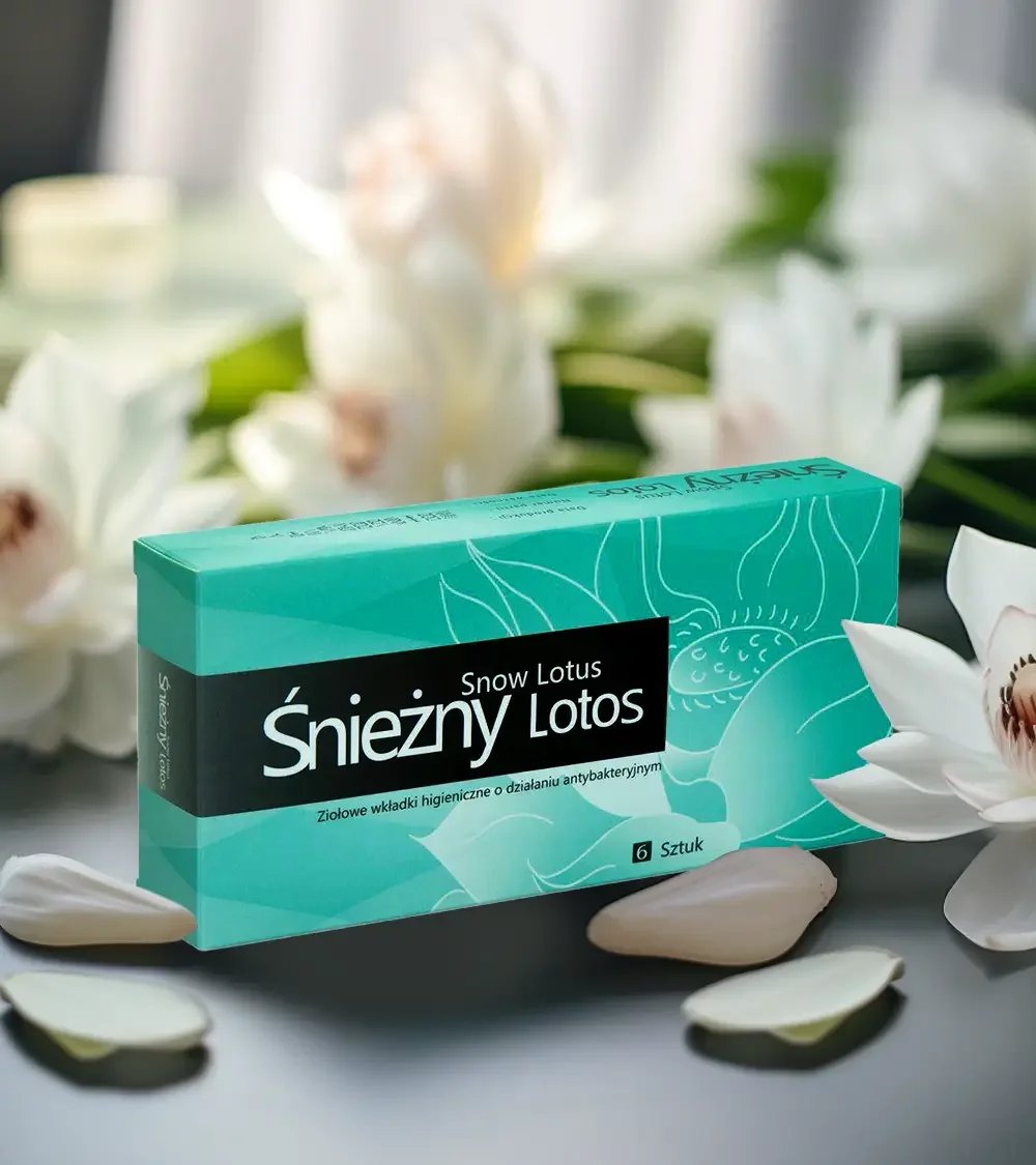 Śnieżny Lotos − Wkładki higieniczne − 6 szt.