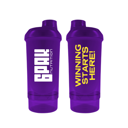 6PAK SHAKER WINNING STARTS HERE PURPLE 500+150ml
