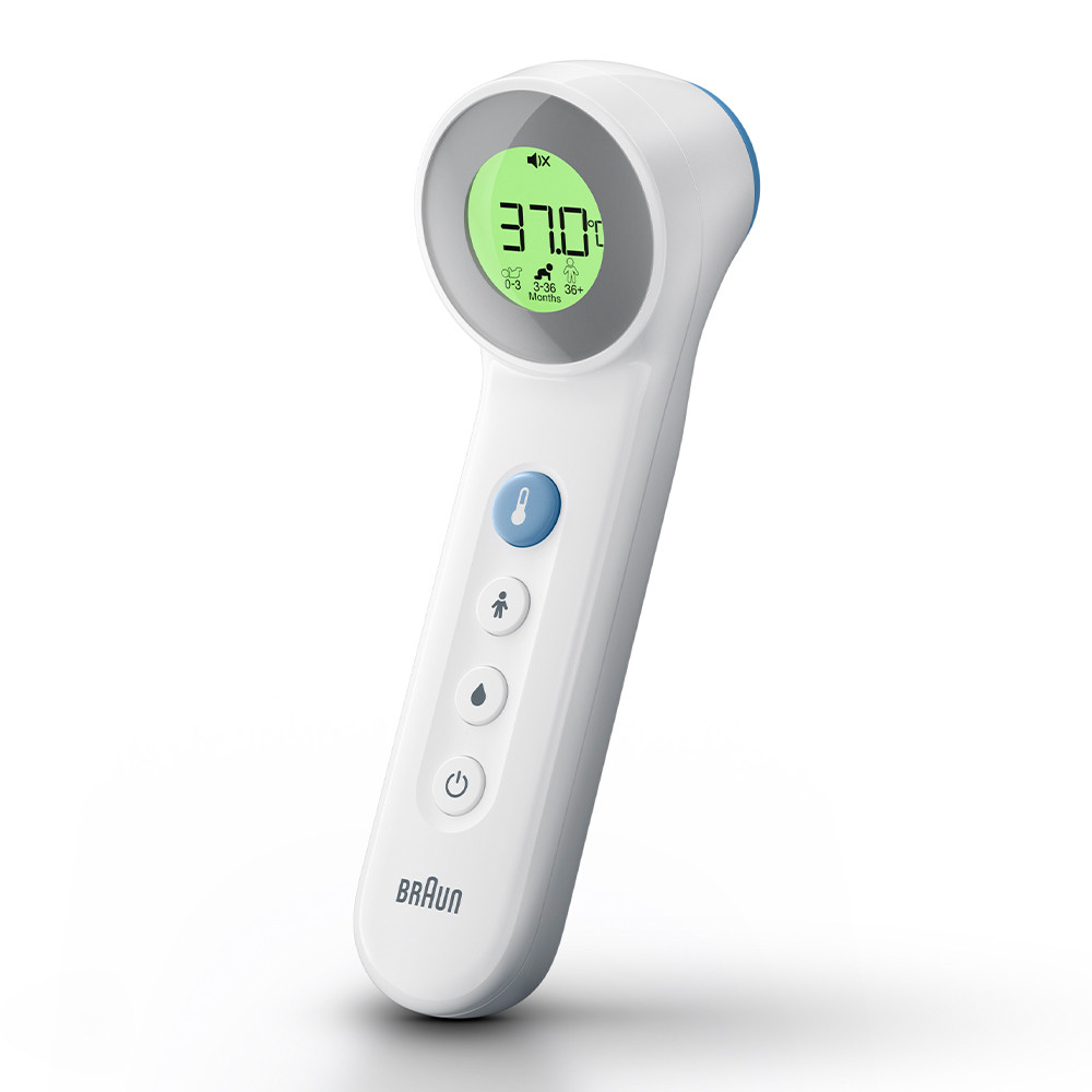 Braun No Touch + touch BNT400 Termometr bezdotykowy do czoła 5w1 z Age Precision
